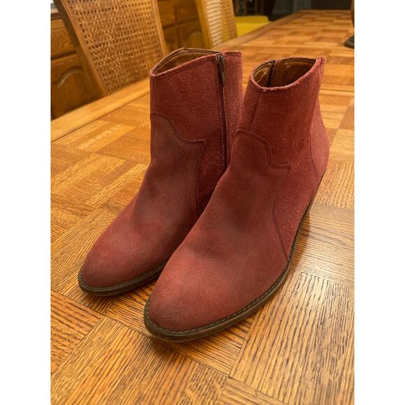 Lucky Brand Marcos bootie burnished red size 9.5 - Picture 2 of 9
